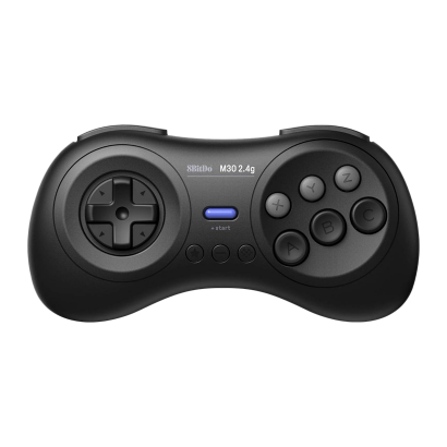 Геймпад Беспроводной 8BitDo Mega Drive M30 2.4G Black Новый - Retromagaz