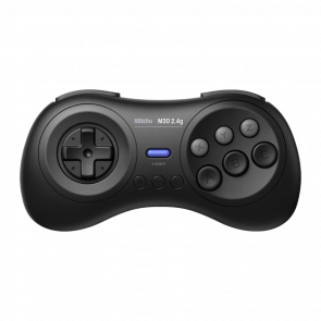 Геймпад Беспроводной 8BitDo Mega Drive M30 2.4G Black Новый - Retromagaz