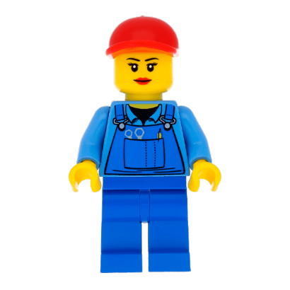 Фігурка Lego People 973pb0410 Overalls with Tools in Pocket Blue City cty0402 Б/У - Retromagaz