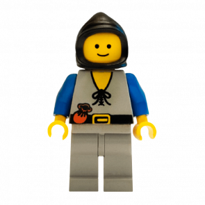 Фігурка Lego Classic Peasant Light Gray Legs Black Hood Castle cas091 Б/У - Retromagaz