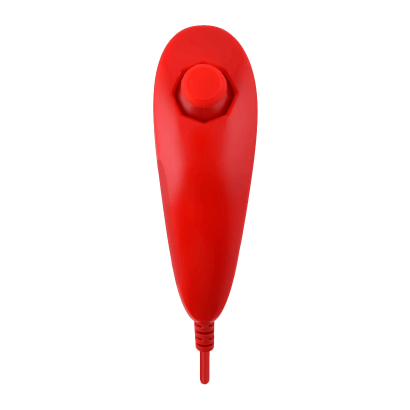 Контроллер Проводной Nintendo Wii RVL-004 Nunchuk Red 1m Б/У - Retromagaz