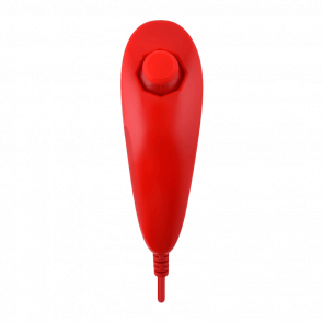 Контроллер Проводной Nintendo Wii RVL-004 Nunchuk Red 1m Б/У