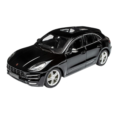 Машинка Bburago Porsche Macan 1:24 Black - Retromagaz