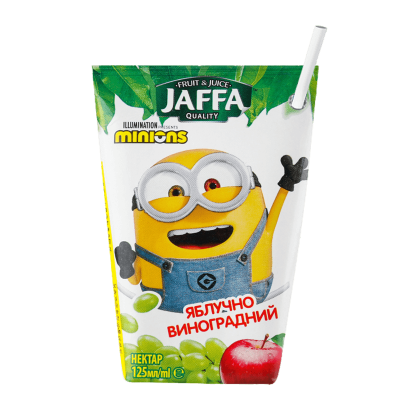 Сок Jaffa Яблочно-Виноградный Minions 125ml - Retromagaz