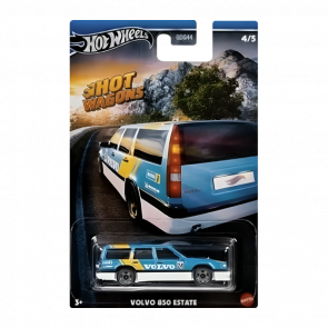 Тематическая Машинка Hot Wheels Volvo 850 Estate Hot Wagons 1:64 HWR56/HRR86 Blue