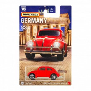 Тематична Машинка Matchbox 1962 Volkswagen Beetle Germany 1:64 GWL49/HPC62 Red