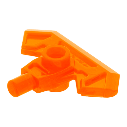 Оружие Lego Топор 4шт Head with Bar 22407 6128870 Trans-Neon Orange Б/У - Retromagaz