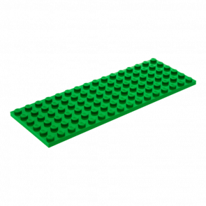 Пластина Lego Звичайна 2шт 6 x 16 3027 6032912 Green Б/У - Retromagaz