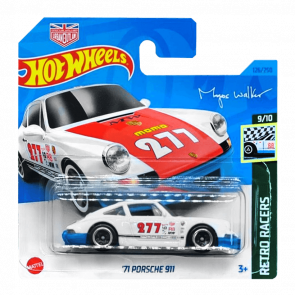 Машинка Базовая Hot Wheels '71 Porsche 911 Magnus Walker Urban Outlaw Retro Racers 1:64 HKH06 White - Retromagaz