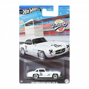 Тематична Машинка Hot Wheels 1954 Mercedes-Benz 300 SL Vintage Racing Club 1:64 HRT81/HRV00 White