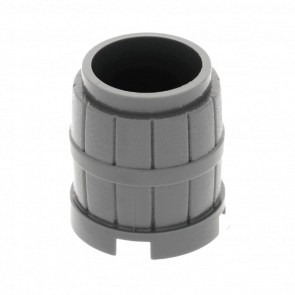 Ємність Lego 4шт Barrel 2 x 2 x 2 2489 26170 4191823 4218730 6278986 Dark Bluish Grey Б/У - Retromagaz