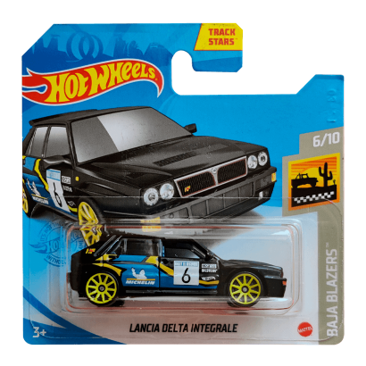 Машинка Базовая Hot Wheels Lancia Delta Integrale Baja Blazers 1:64 GTB59 Black - Retromagaz