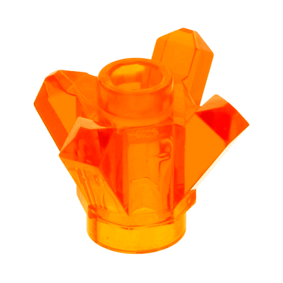 Скеля Lego Коштовність 10шт Crystal 4 Point 1 x 1 11127 28568 6066085 Trans-Orange Б/У - Retromagaz