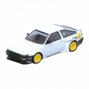 Машинка Premium INNO64 Toyota AE86 Trueno "Pandem / Rocket Bunny" 1:64 White - Retromagaz