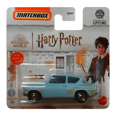 Машинка Большой Город Matchbox 1962 Ford Anglia Harry Potter Harry Potter 1:64 HVN49 Blue - Retromagaz