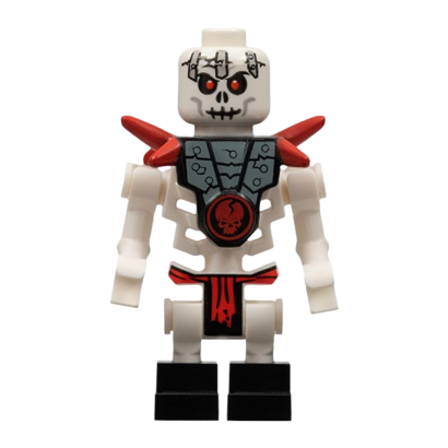 Фігурка Lego Skulkin Frakjaw Skulkin Horizontal Grip Hands Armor Ninjago njo011 Б/У - Retromagaz