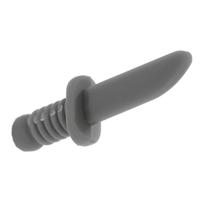 Зброя Lego Інше 2шт Knife 44658a 4219836 4542586 Dark Bluish Grey Б/У - Retromagaz