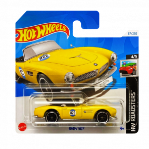 Машинка Базовая Hot Wheels BMW 507 Roadsters 1:64 HTC15 Yellow