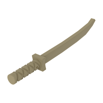 Оружие Lego Меч 4шт Shamshir Katana 21459 30173b 6139347 Tan Б/У - Retromagaz