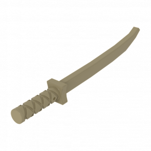 Оружие Lego Меч 4шт Shamshir Katana 21459 30173b 6139347 Tan Б/У - Retromagaz