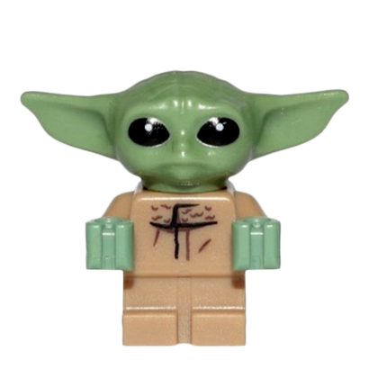 Фигурка Lego Джедай Grogu The Child Baby Yoda Star Wars sw1113 1 75378 Б/У - Retromagaz