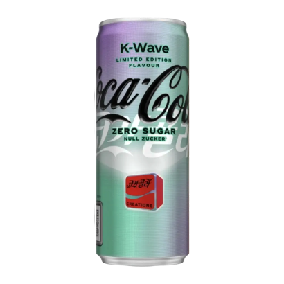 Напиток Coca-Cola K-Wave Zero Sugar Limited Edition 250ml - Retromagaz