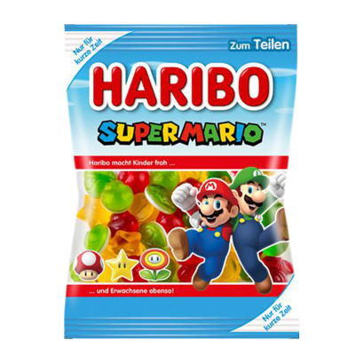 Конфеты Жевательные Haribo Super Mario Bros 175g - Retromagaz