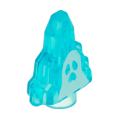 Скеля Lego Коштовність Crystal Stepped with White Ghost Moonstone Pattern 1 x 2 10178pb06 6008325 Trans-Light Blue Б/У - Retromagaz