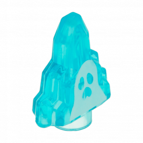 Скеля Lego Коштовність Crystal Stepped with White Ghost Moonstone Pattern 1 x 2 10178pb06 6008325 Trans-Light Blue Б/У - Retromagaz