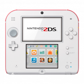 Консоль Nintendo 2DS Модифицированная 32GB White Red + 10 Встроенных Игр Б/У - Retromagaz