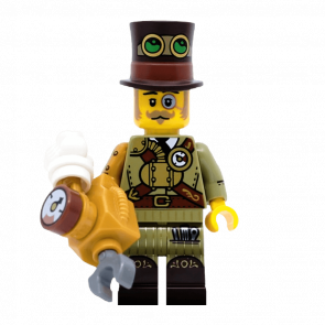 Фигурка Lego Series 27 Steampunk Inventor Collectible Minifigures 71048 col460 col27-12 Новый - Retromagaz