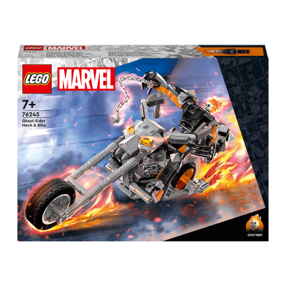 Конструктор Lego Призрачный Гонщик: Робот и Мотоцикл Marvel 76245 Новый - Retromagaz