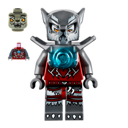 Фигурка Lego Wolf Tribe Wakz Legends of Chima loc008 1 Б/У - Retromagaz