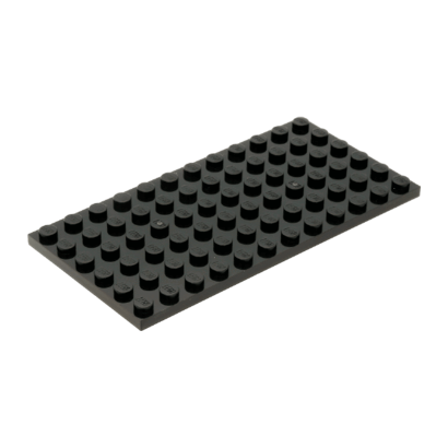 Пластина Lego Обычная 4шт 6 x 12 3028 302826 Black Б/У - Retromagaz