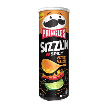 Чипсы Pringles Flame Mexican Chilli & Lime 160g - Retromagaz