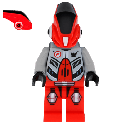 Фигурка Lego Galaxy Squad Red Robot Space gs006 2 Б/У - Retromagaz