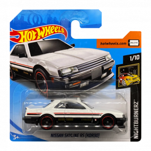 Машинка Базовая Hot Wheels Nissan Skyline RS (KDR30) Nightburnerz 1:64 FYD11 White