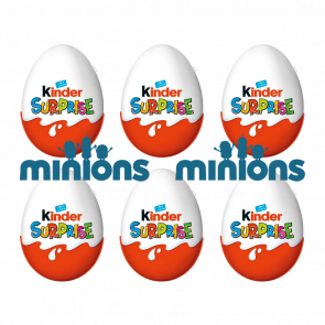 Набір Шоколадне Яйце Kinder 6шт Surprise Minions 20g