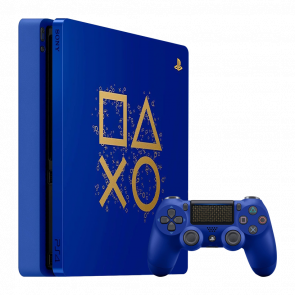 Консоль Sony PlayStation 4 Slim Days of Play Limited Edition 500GB Blue Б/У - Retromagaz