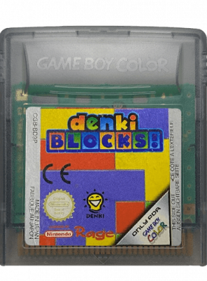 Игра Nintendo Game Boy Color Denki Blocks! Английская Версия Только Картридж Б/У - Retromagaz