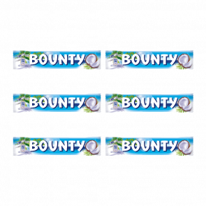 Набір Батончик Bounty з М'якоттю Кокосу у Молочному Шоколаді 57g 6шт - Retromagaz