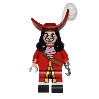 Фигурка Lego Disney Captain Hook Cartoons dis016 Б/У - Retromagaz