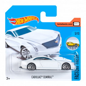 Машинка Базовая Hot Wheels Cadillac Elmiraj Factory Fresh 1:64 DTX54 White - Retromagaz