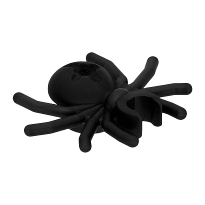 Фігурка Lego Земля 4шт Spider with Round Abdomen and Clip Animals 30238 1 4113209 Black Б/У - Retromagaz