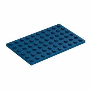 Пластина Lego Звичайна 2шт 6 x 10 3033 4252315 4512719 6200659 Dark Blue Б/У - Retromagaz