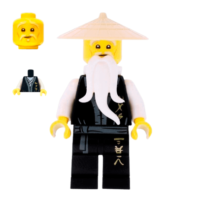 Фігурка Lego Інше Master Sensei Wu Legacy Black Robe Ninjago njo495 Б/У - Retromagaz