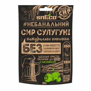 Сыр Сушеный SnEco Сулугуни с чесноком 30g