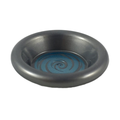 Посуда Lego Dish 3 x 3 with Metallic Light Blue Swirl Pattern 6256pb06 6233916 Flat Silver Б/У - Retromagaz