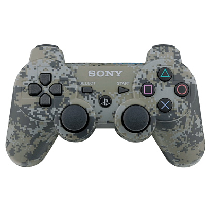 Геймпад Беспроводной Sony PlayStation 3 DualShock 3 Green Camo Б/У - Retromagaz