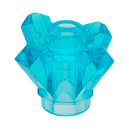 Скеля Lego Коштовність 20шт Crystal 4 Point 1 x 1 11127 28568 6019570 6248885 Trans-Light Blue Б/У - Retromagaz